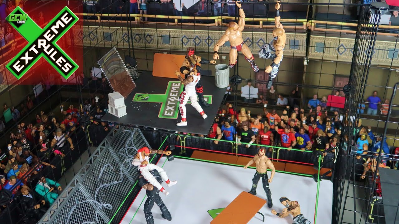 2024 Cage of Death WWE Action Figure Match!