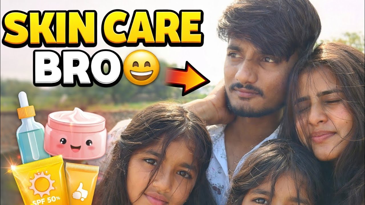 Day-77 || Skin care bhai😂😭 #dailyvlog 