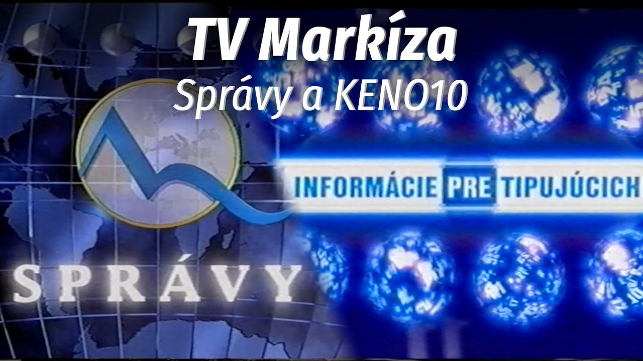 TV Markíza | Správy a losovanie KENO 10 (1.11.1999)