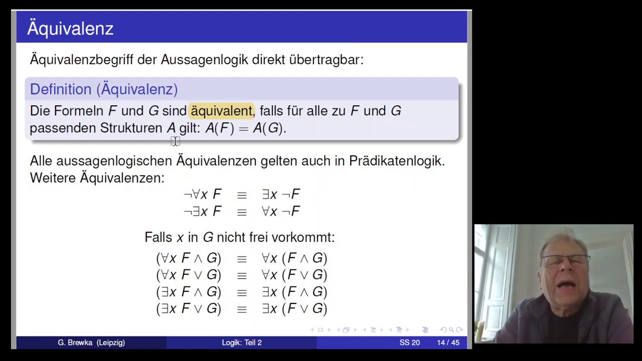 LogikSnapshot: Prädikatenlogische Äquivalenz