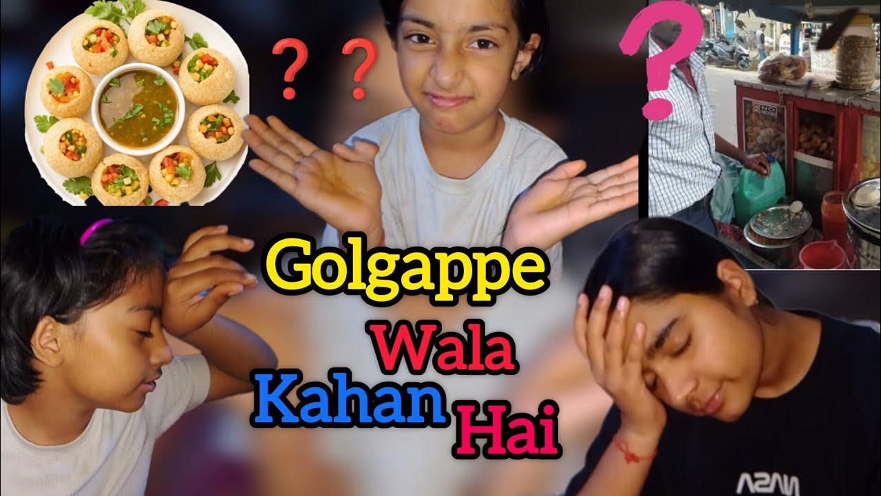 Aakhir kaha chla gya 🥺😂 golgappe wala 