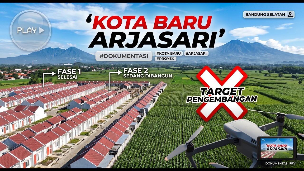 Drone View kota baru Arjasari kabupaten Bandung | Cinematic