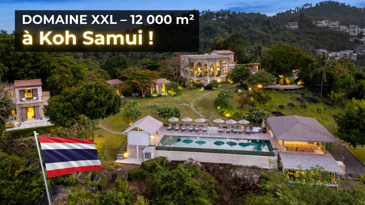 Je visite une Villa à + 10.000.000 € à Koh Samui, en Thaïlande (Koh Koon)