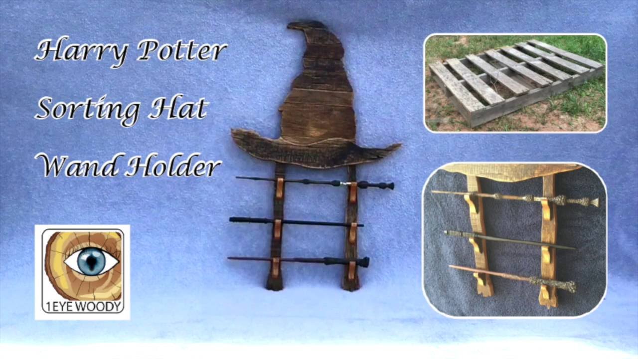 Making A Harry Potter Inspired Sorting Hat Wand Holder