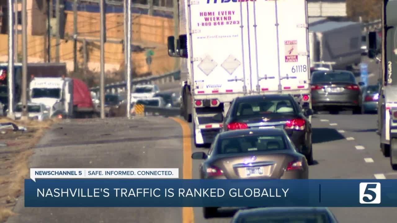 'Absolutely horrendous': Nashville traffic is ranked 131st most congested worldwide