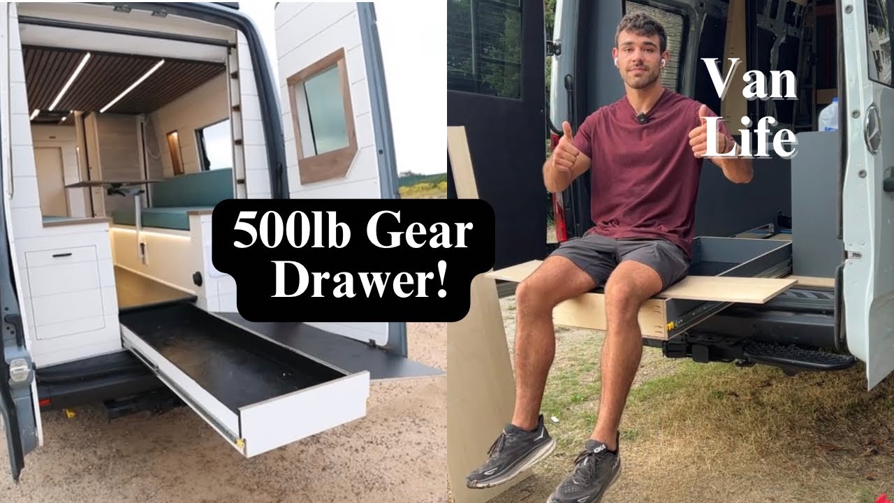 Vanlife | 500lb Gear Tray | Secret Electromagnetic Drawer
