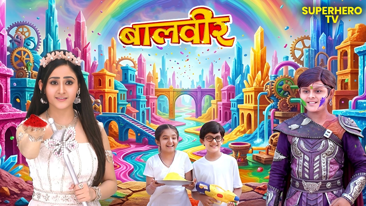 बालवीर रंगलोक में - होली का रोमांचक ट्विस्ट | Balveer | Baalveer Returns | Magic Show | Holi Special