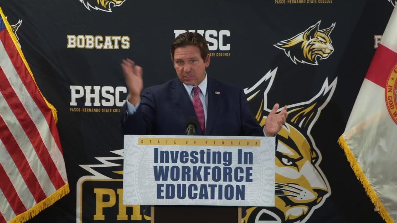 Governor DeSantis Announces $3 Million for Workforce Training at Pasco-Hernando State College