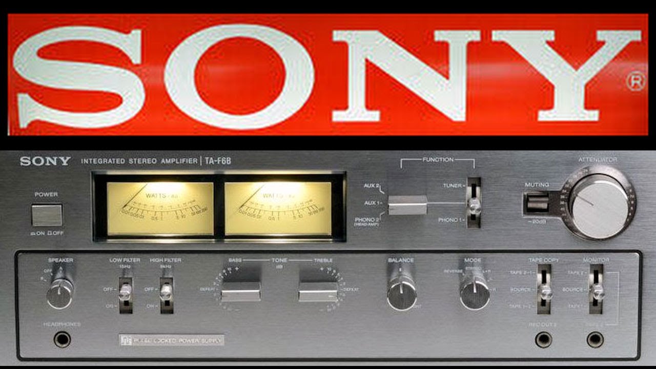 Интегральный усилитель Sony TA-F6B. Ремонт и реставрация винтажных стереосистем. Классика старого...