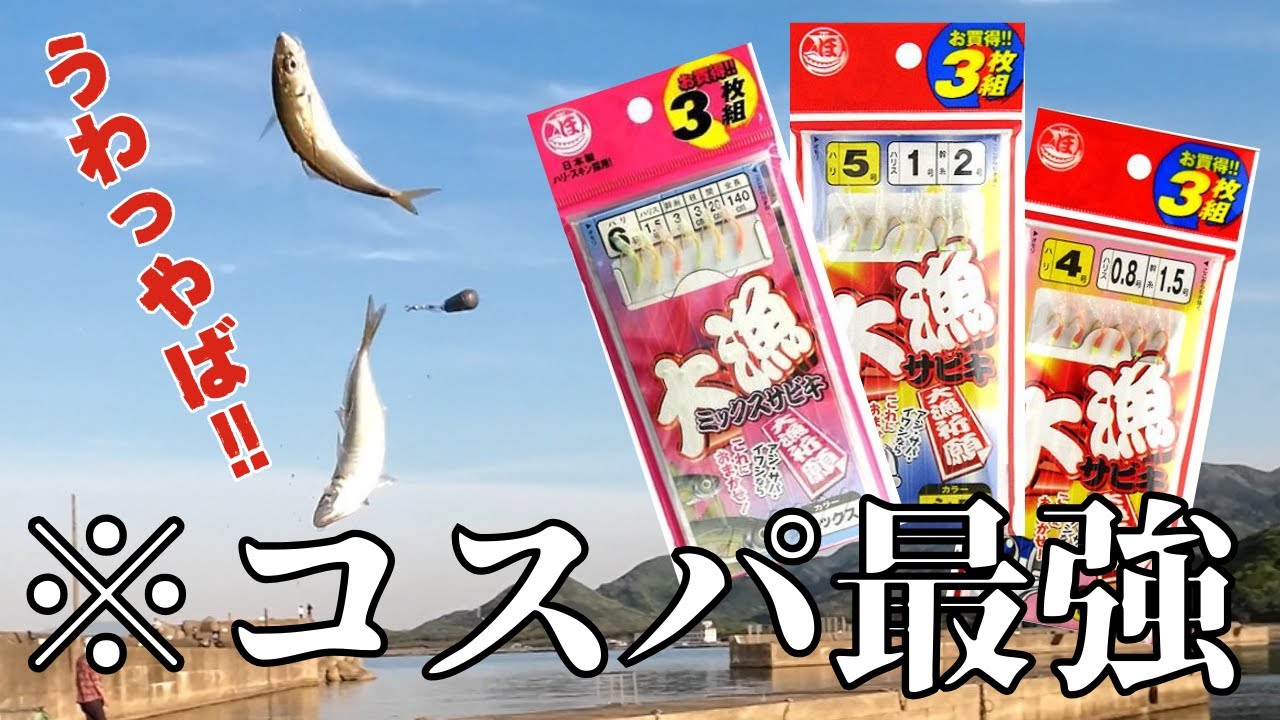 コスパ最強のサビキ仕掛けで、親子連れを救う！（釣りのポイント　TAKAMIYA大漁サビキ釣り）