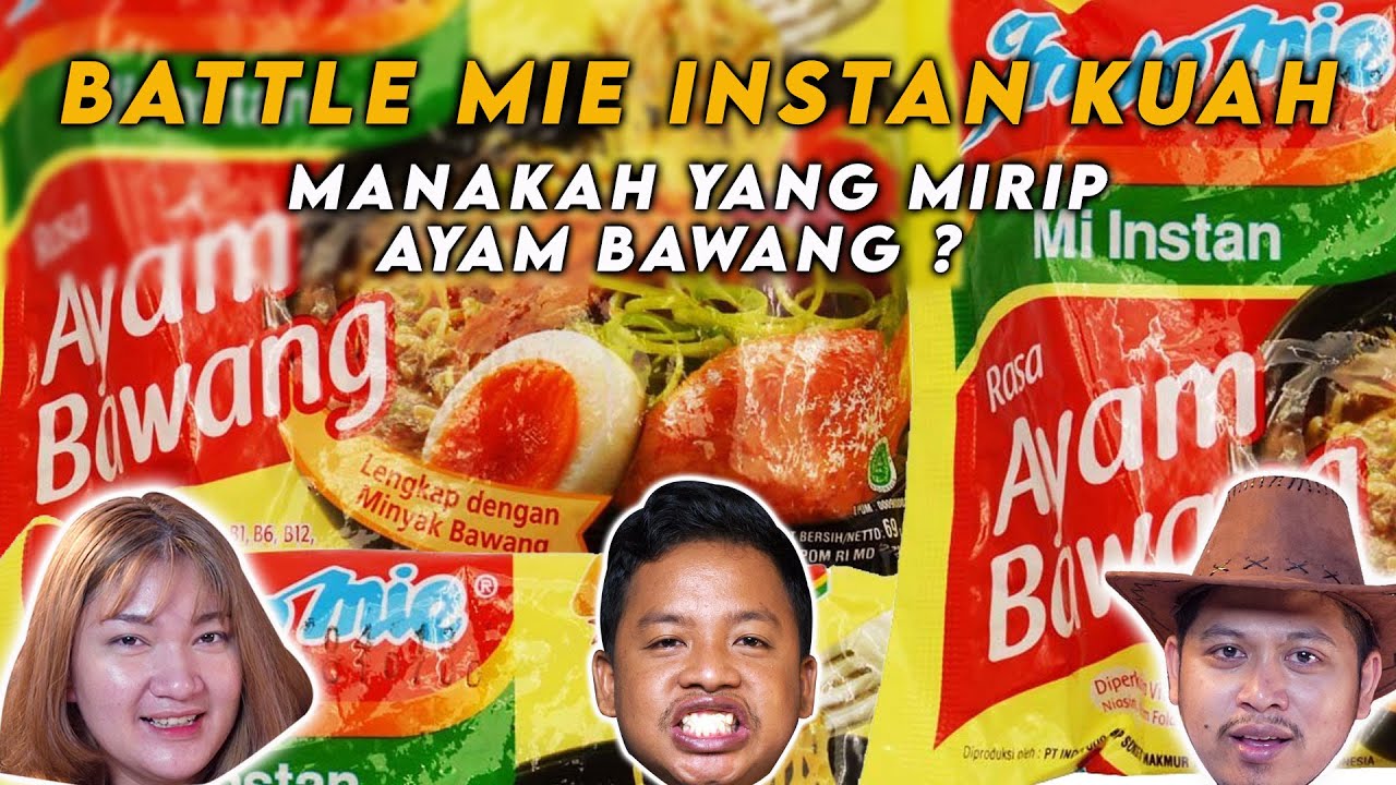 Kiblat Masyarakat : Brand Mie Instant Terkenal Apakah Paling Enak⁉️