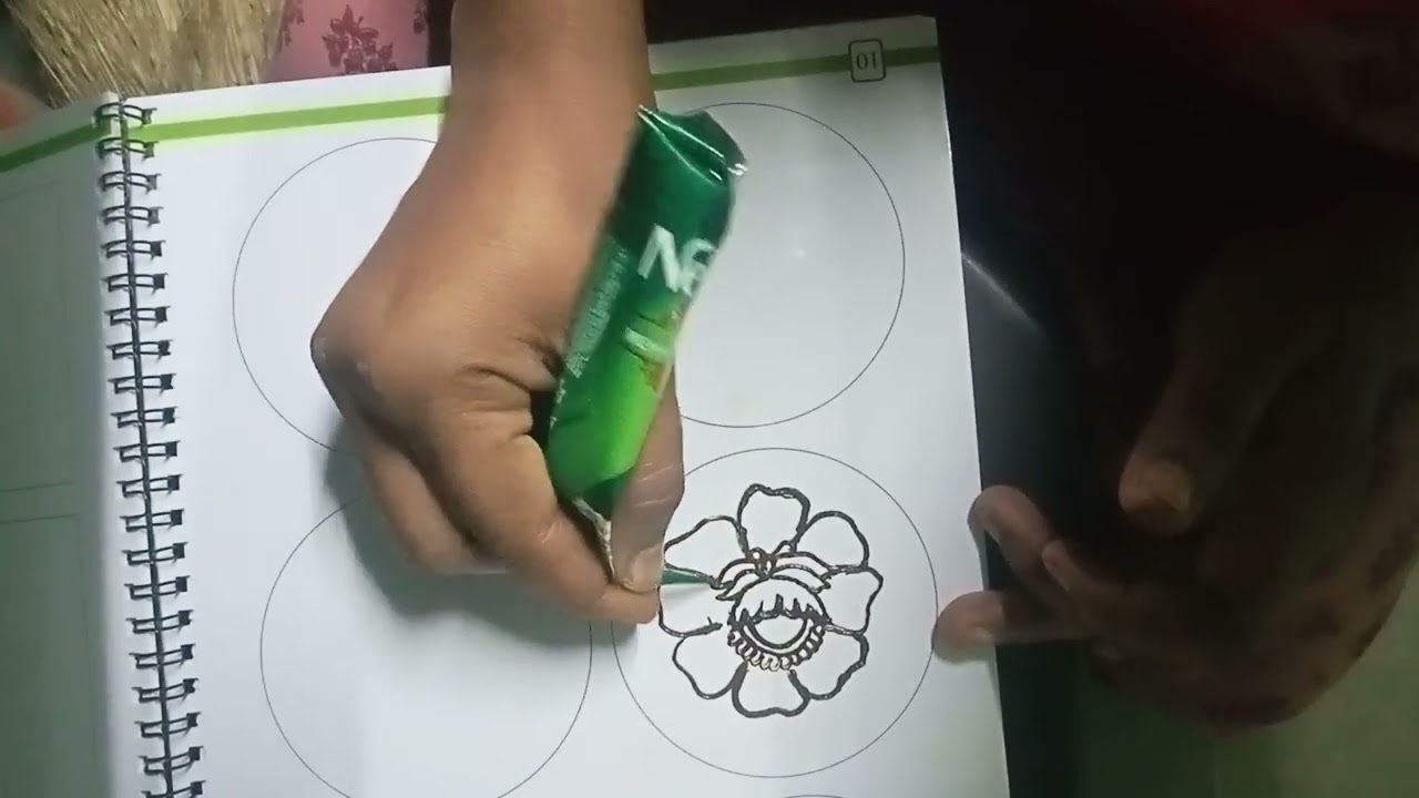 New Dulhan flower mehidi design 