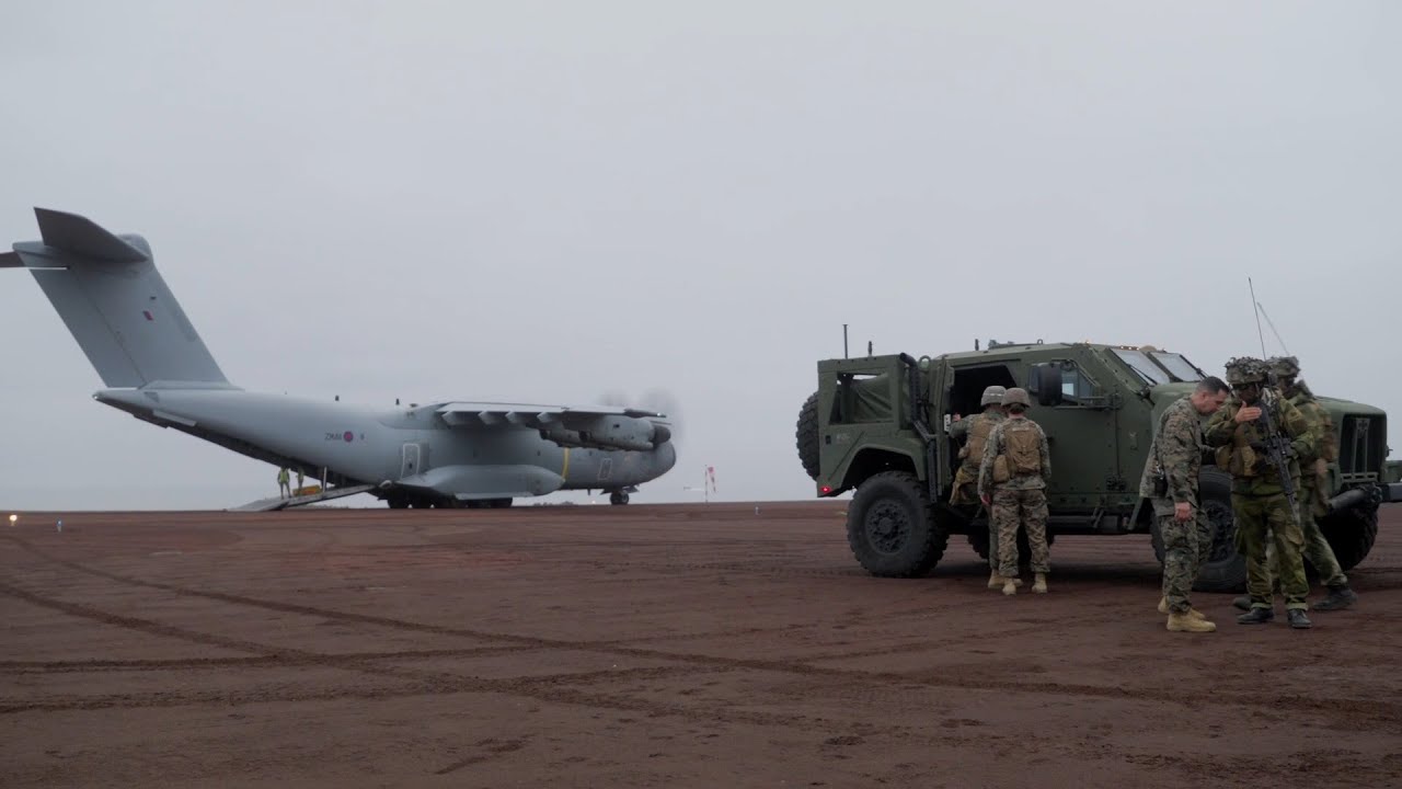 Remote Rapid Insertion of U.S. Marines by a U.K Royal Air Force A400M
