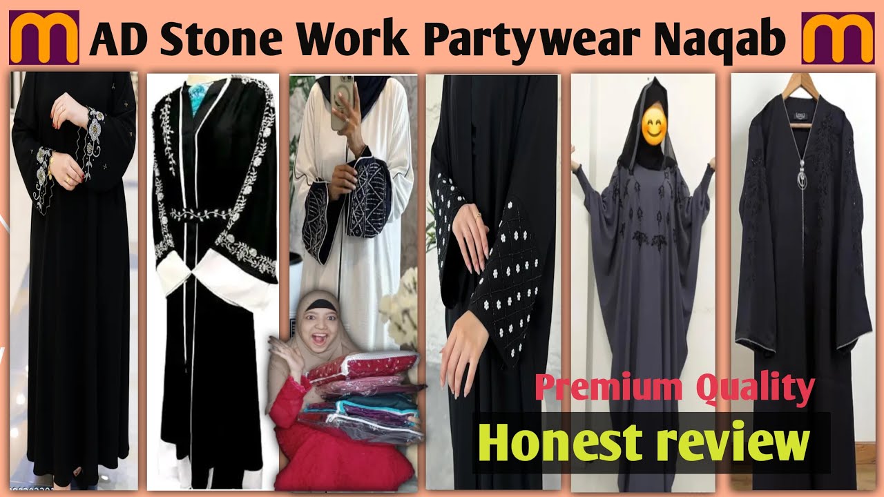 Meesho AD Stone Work Partywear Naqab || Part-2 || Now or Never deal || Premium Quality #shorts