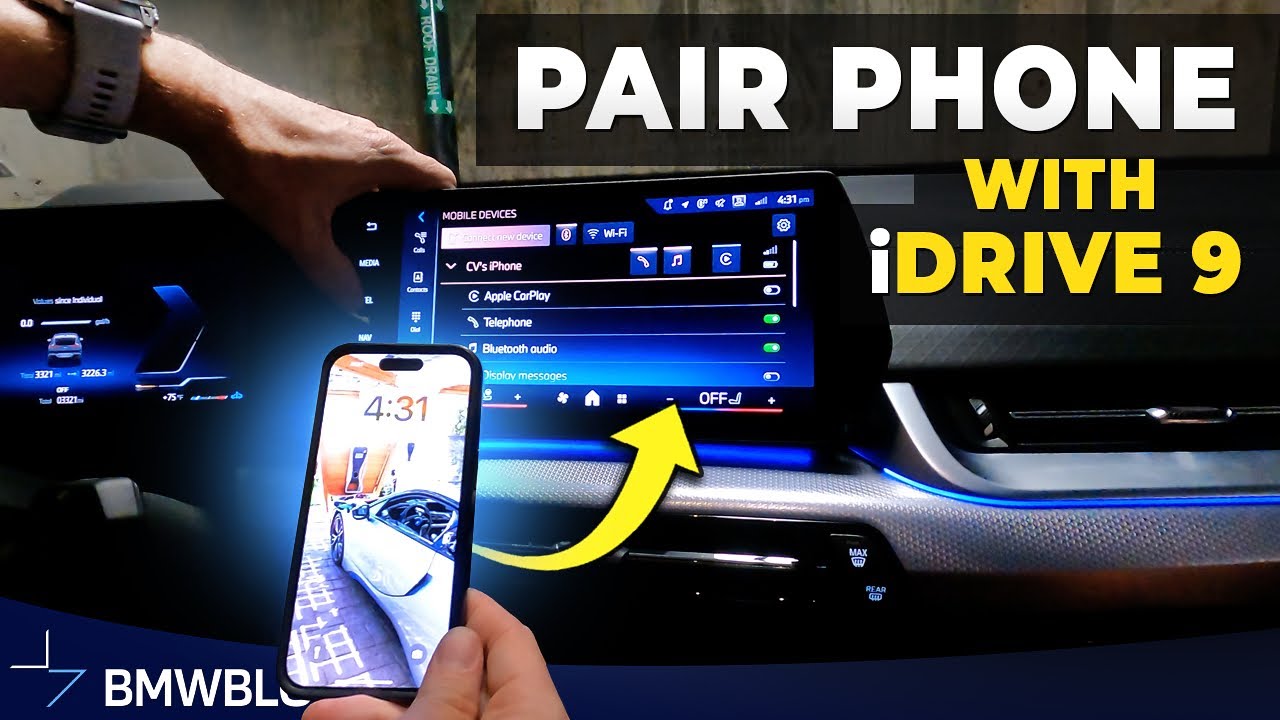 How to setup CarPlay with iDrive 9