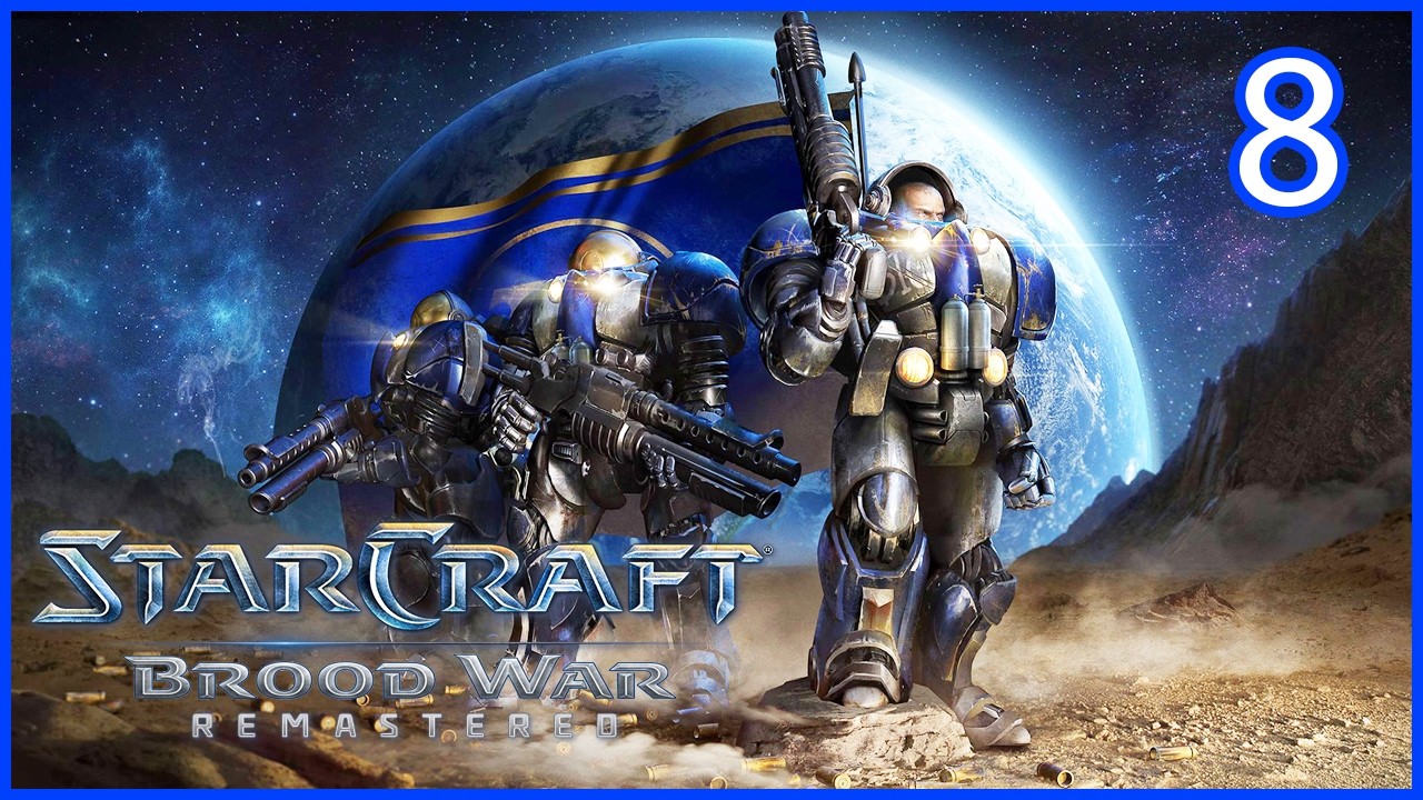 Starcraft Brood War Remastered Terran Misión 8 Encadenar a la bestia | Gameplay - No Commentary
