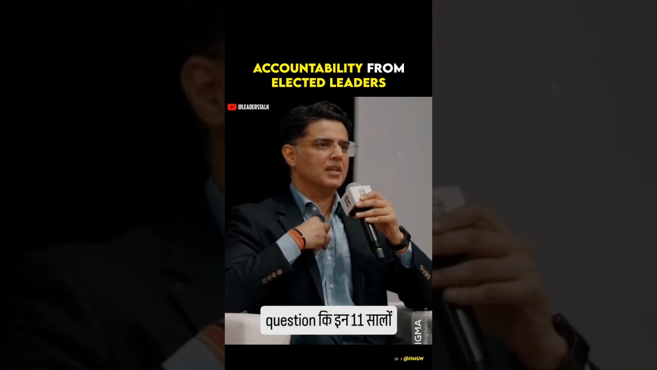 'ACCOUNTABILITY' 🇮🇳 | ft. Sachin Pilot#sachinpilot#politics#accountability