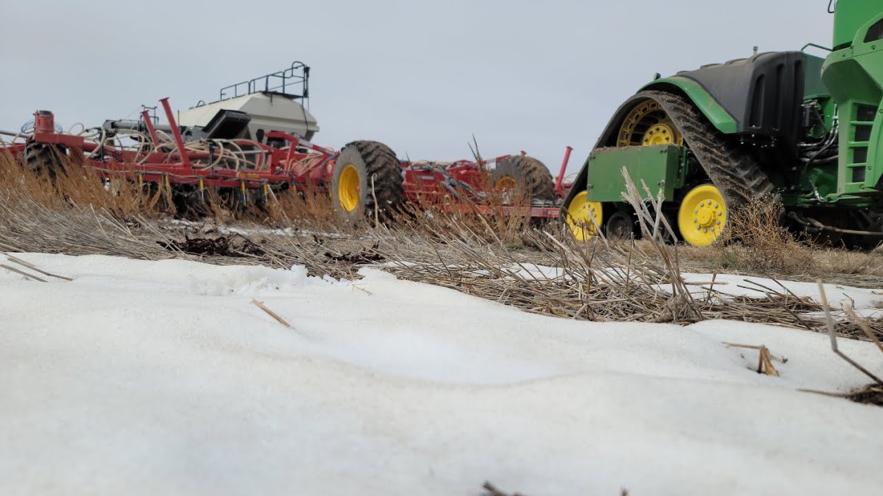 Seeding into frozen ground? 😳