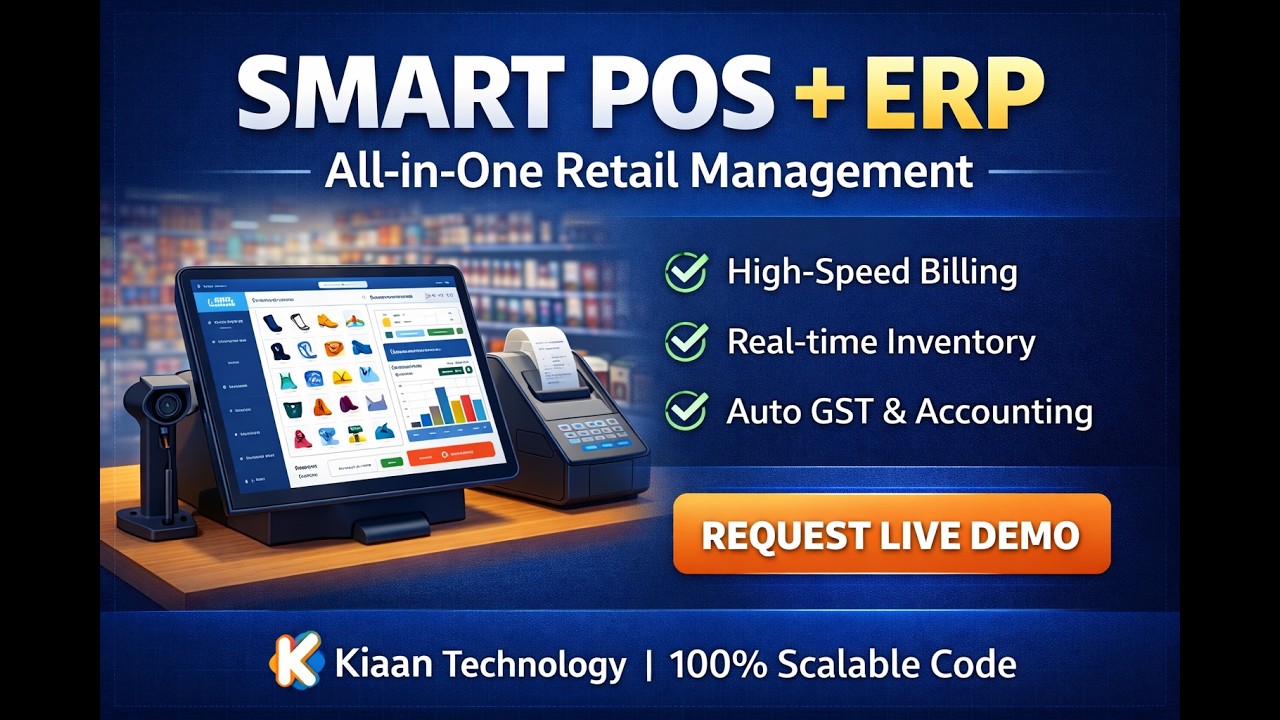 All-in-One Smart POS with Integrated ERP Software 2026 | Cloud Billing & Inventory