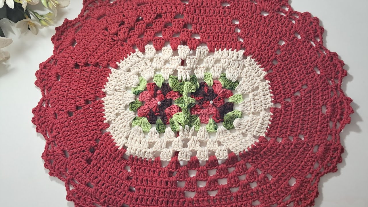 🧶TAMPA DO VASO NO MODELO : SEMPRE VENDO (FIO 8) #01marogi #feitoamao 