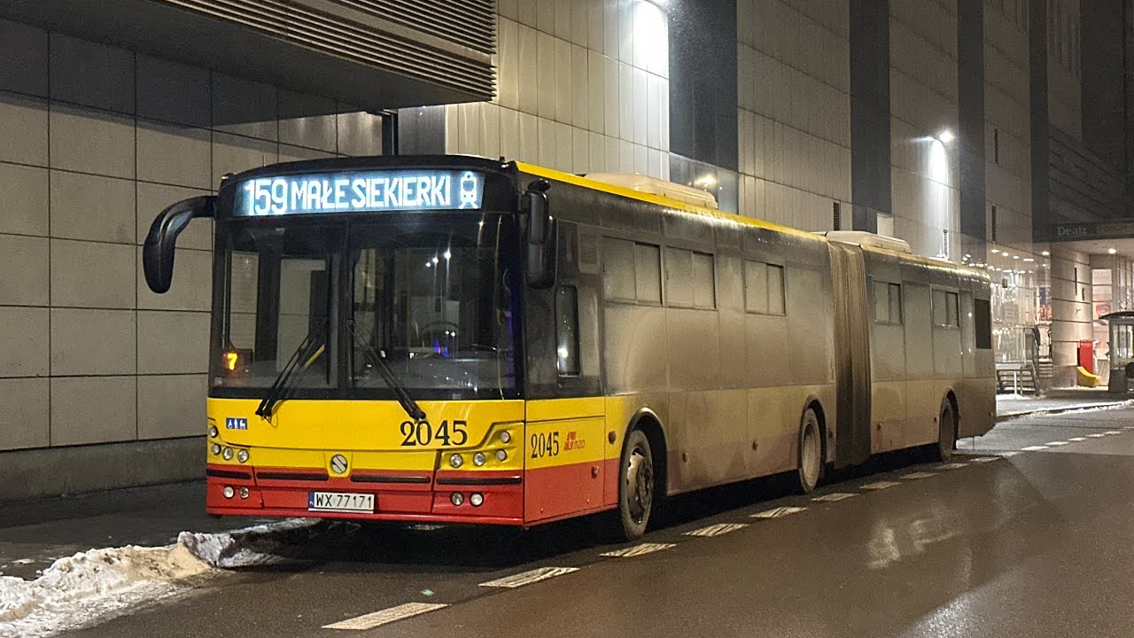↯ Solbus SM18 #2045 MZA Warszawa [🚍159] ↯