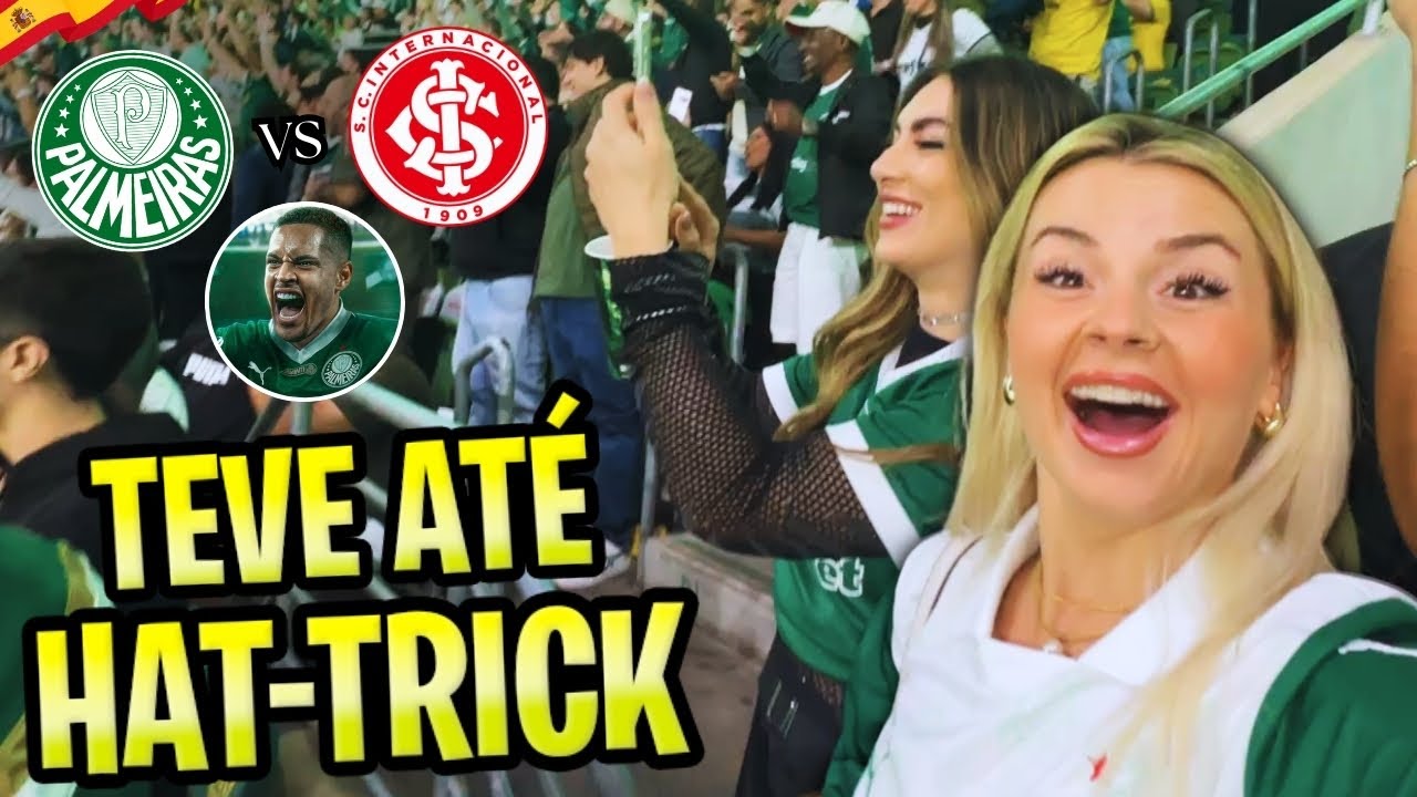 ✈️ GRINGA NO BRASIL: ASSISTINDO JOGO NO ALLIANZ PARQUE ft IMAN