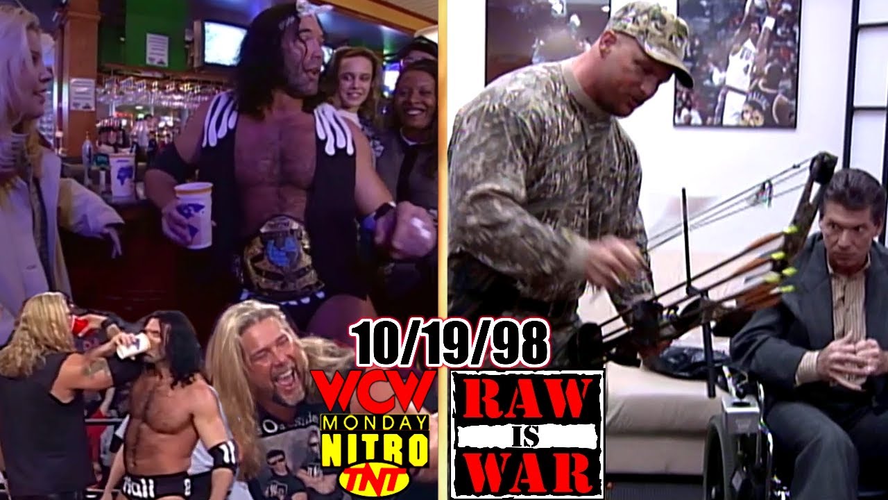 WWF RAW vs. WCW Nitro - October 19, 1998 Full Breakdown - Austin Hunt McMahon 3:16 - 6 Days To Havoc