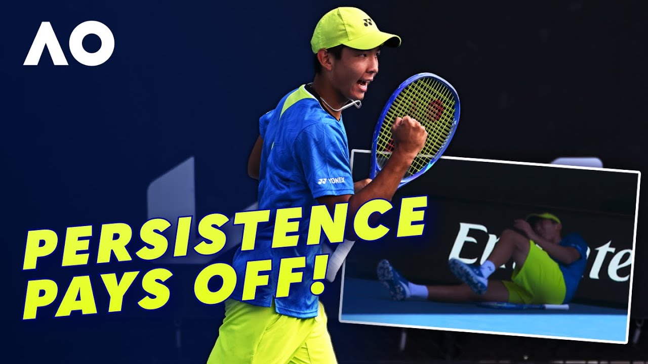 Juniors player recovers from INSANE cramps to win! | Wide World of Sports