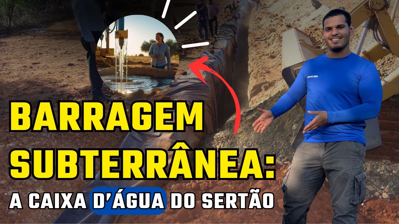 💧 A Água Invisível: Como a Barragem Subterrânea Salva o Semiárido!
