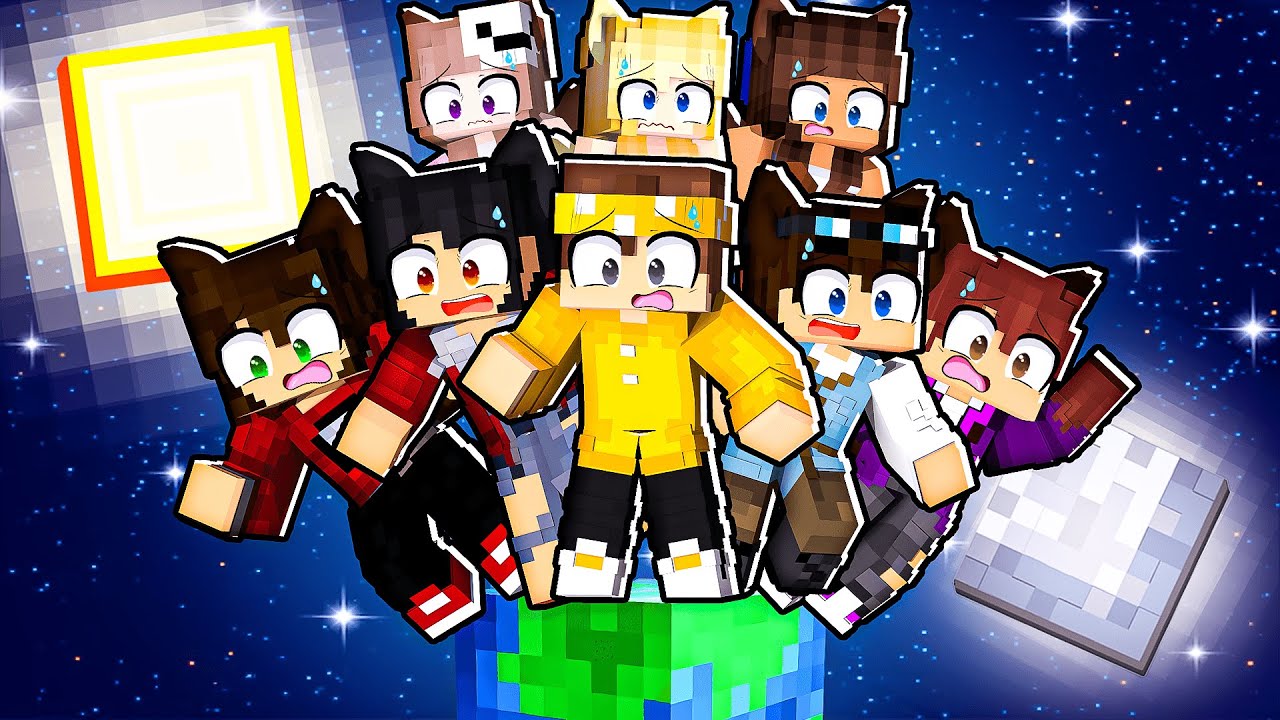 ALEX MONTE E AMIGOS LOBISOMEM em UM PLANETA no MINECRAFT!
