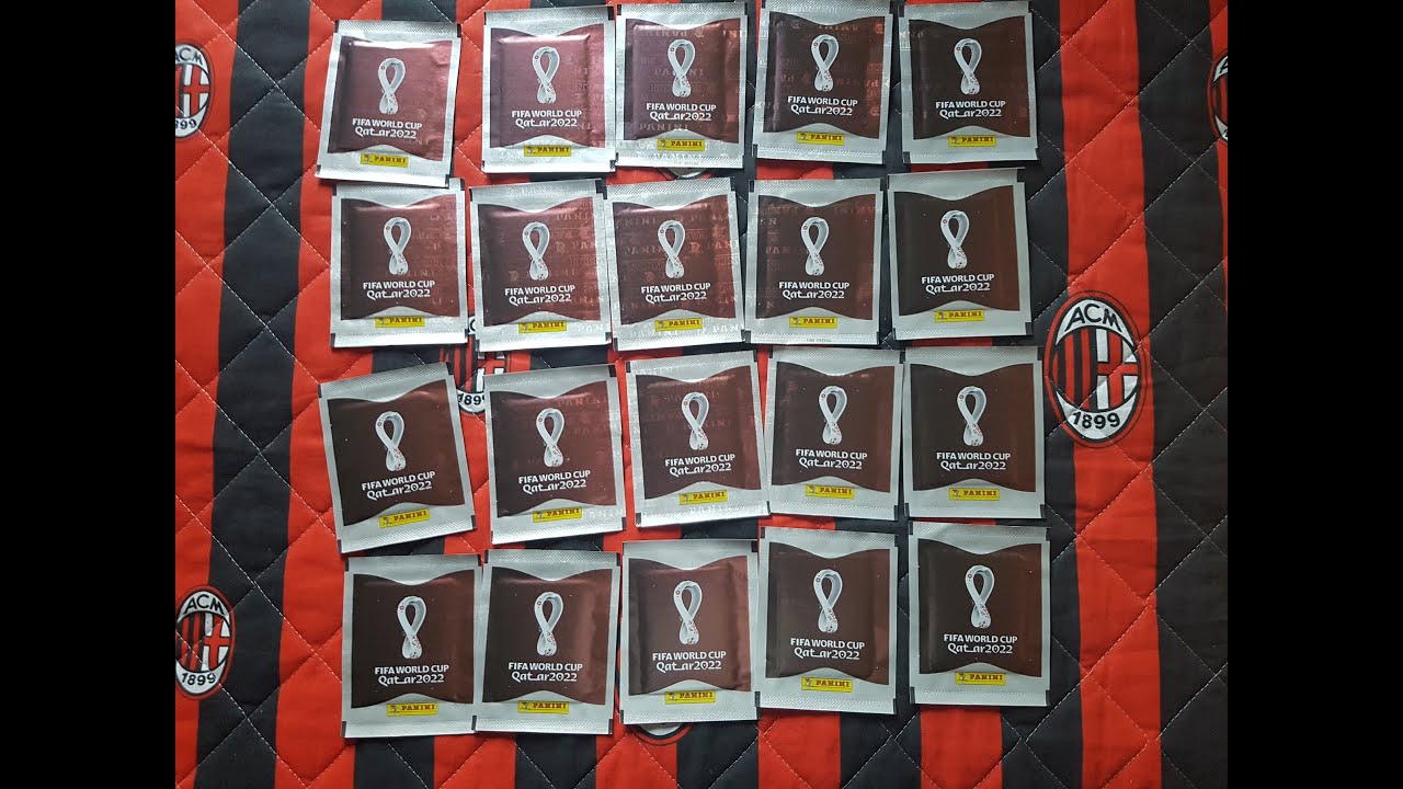 WOW! WOW! PANINI FIFA WORLD CUP QATAR 2022 - UNBOXING 20 STICKER SACHETS - EXTRA STICKER