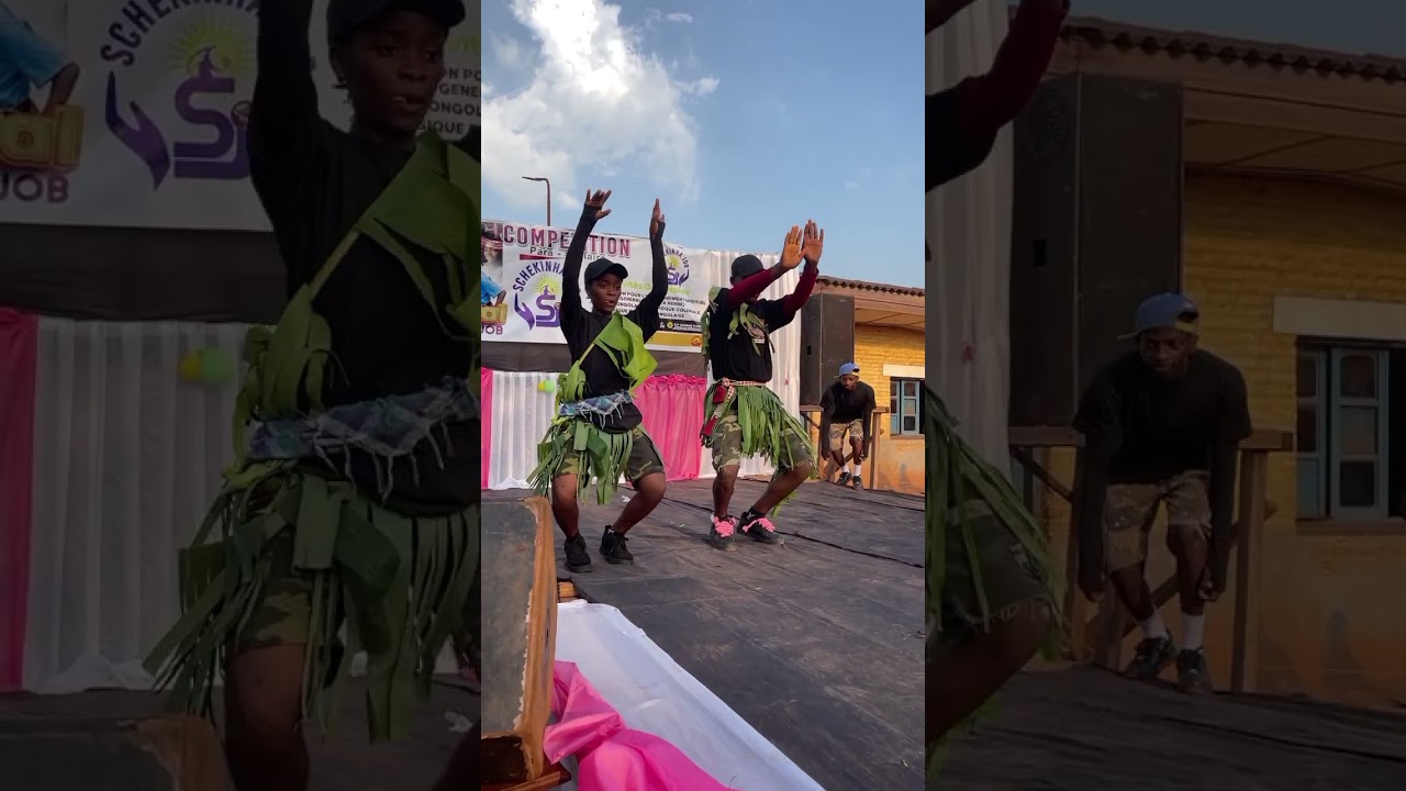 Goma congo dancing spectacle 