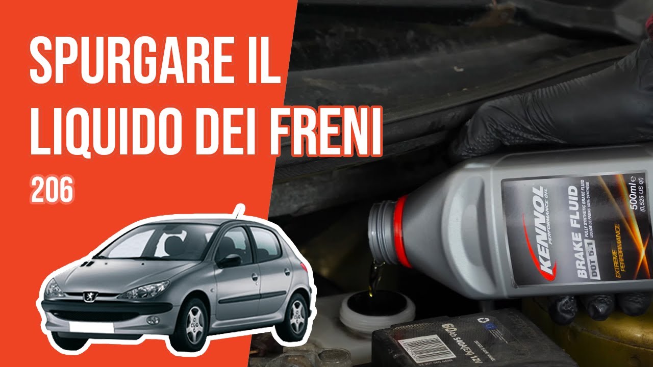 Spurgare il liquido dei freni Peugeot 206 🚗