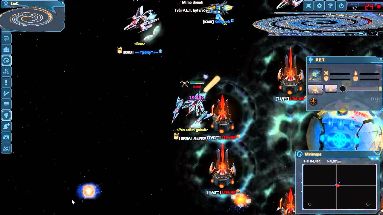 Darkorbit - Liers...noobs, runners [ALPHA-CZ1]
