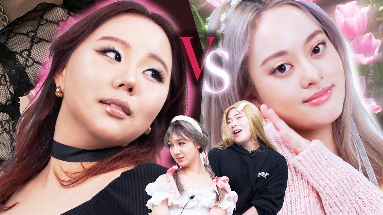 🖤Тёмная🖤 против 🤍Светлой🤍 Женственности! Конкурс макияжа [Bunny n Cherry | EP33]