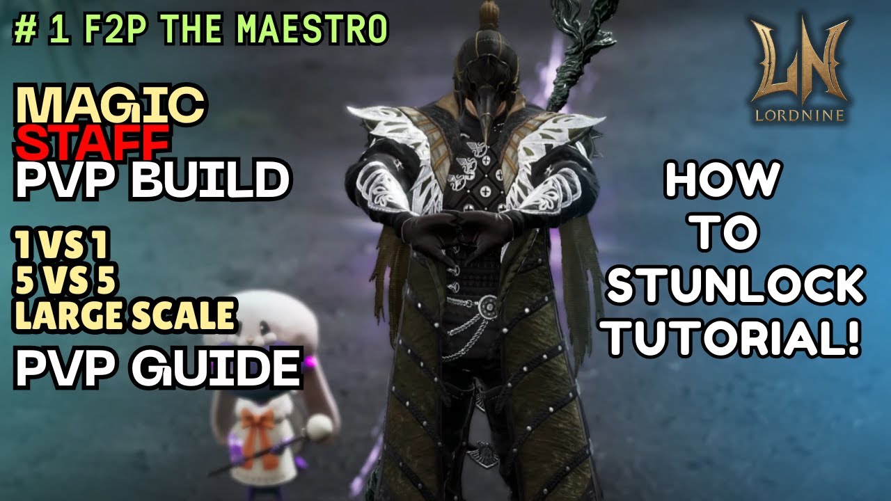LORDNINE | My Magic Staff Full PVP Build & PVP Guide 