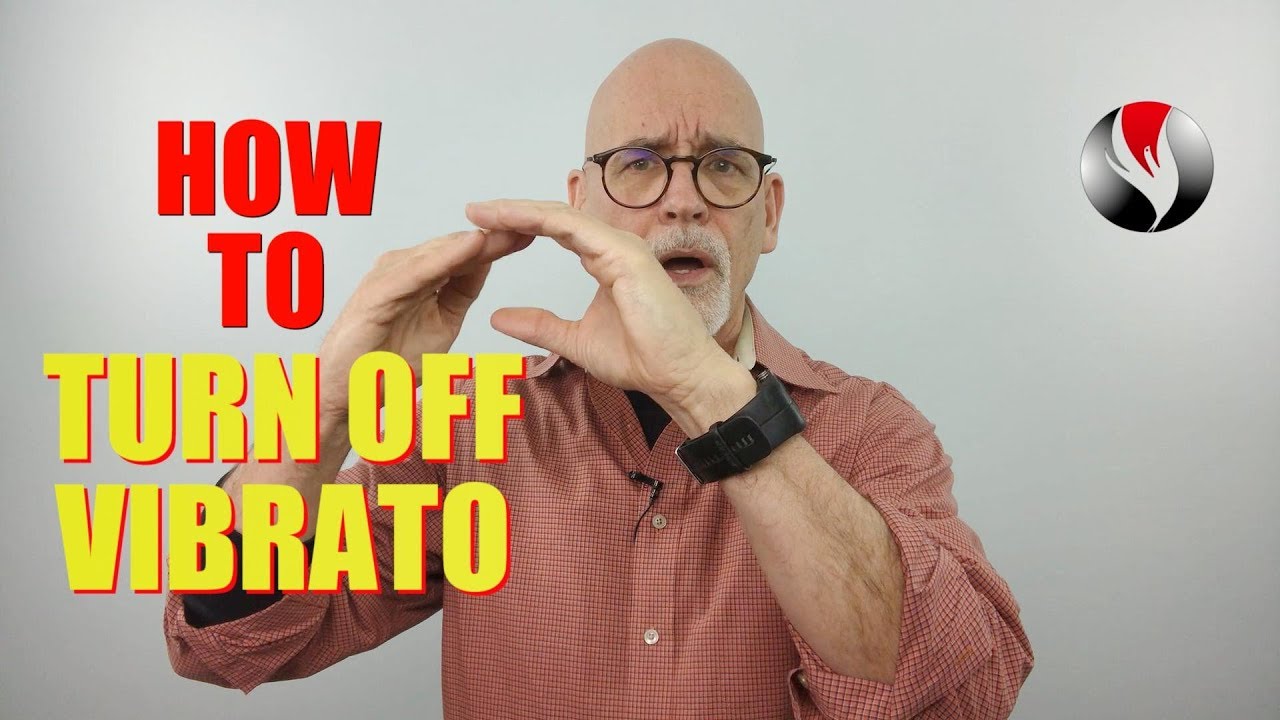 Как отключить вибрато