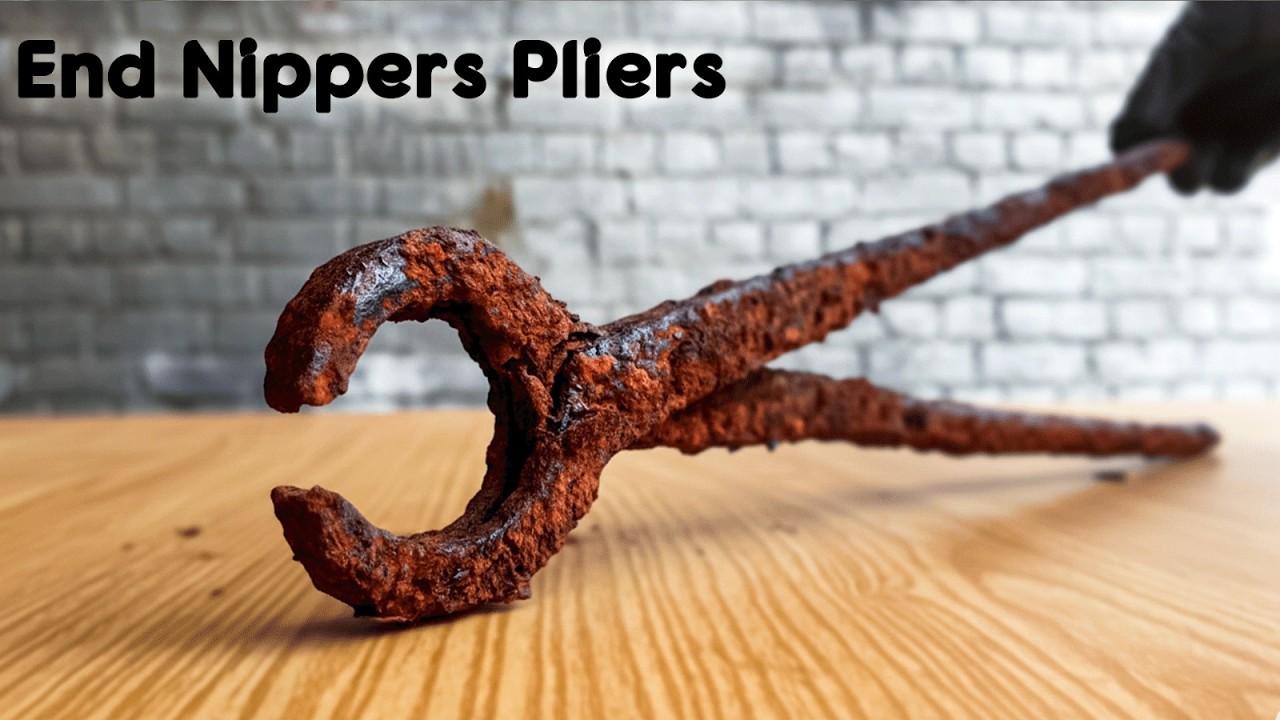 Rusty End Nippers Restoration | Satisfying Hand Tool Makeover