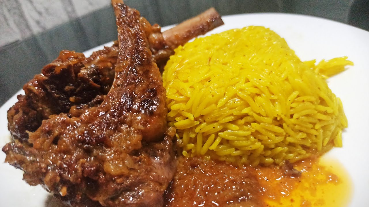 ليكوت محمرين في الكوكوت . بأرز بسمتي . و صلصة اللحم . أفضل وصفة كوطليط💯 côtelette à la cocotte