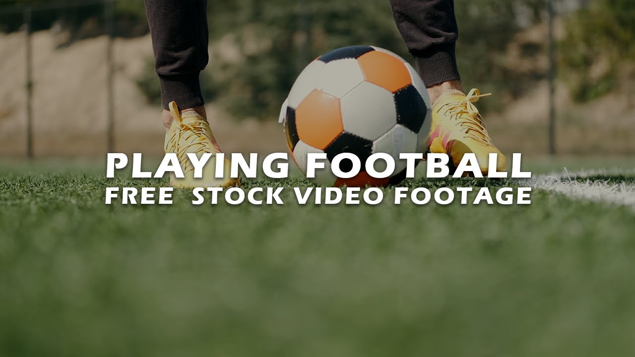 30+ Playing Football Free Stock Video Footage | Men Playing Soccer | Men Women Kid Kicking Football