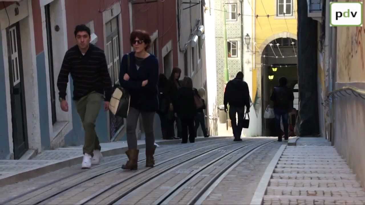 Funiculars in Lisbon, Portugal