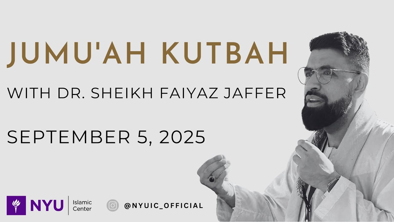 Prophetic Advice to Abu Dhar Al-Ghufari, Part 1 with Dr. Sheikh Faiyaz Jaffer