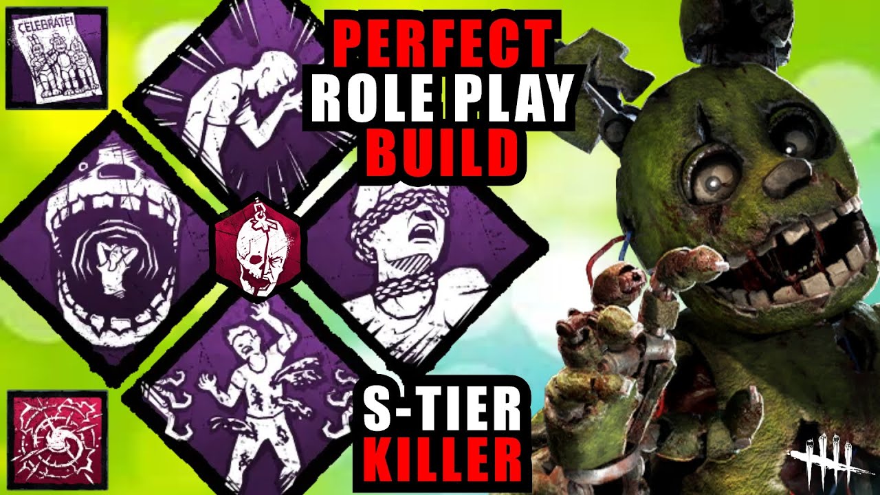 WHY SPRINGTRAP IS S-TIER!!! - My Lore Accurate Role Play Build! | Five Nights At Freddy's DBD PTB