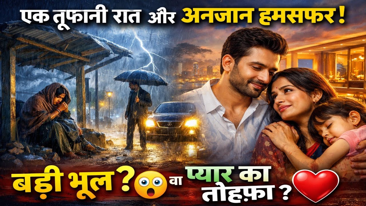 सुबह तक मेरे घर रुकिए फिर अपने गाँव चली जाना — दयालु व्यक्ति ने बेसहारा महिला कि मदद कि Love Story 