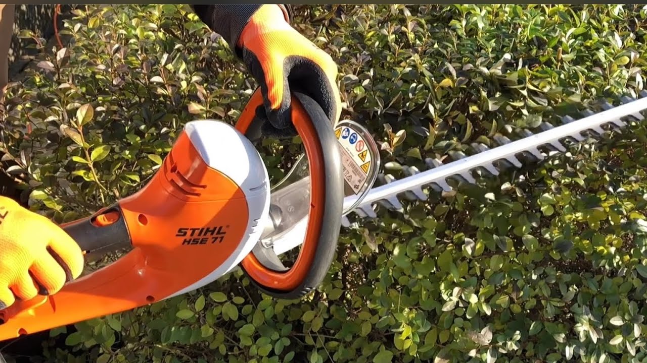 ⚡️STIHL HSE 71-✂️trimming a 🌿hedge