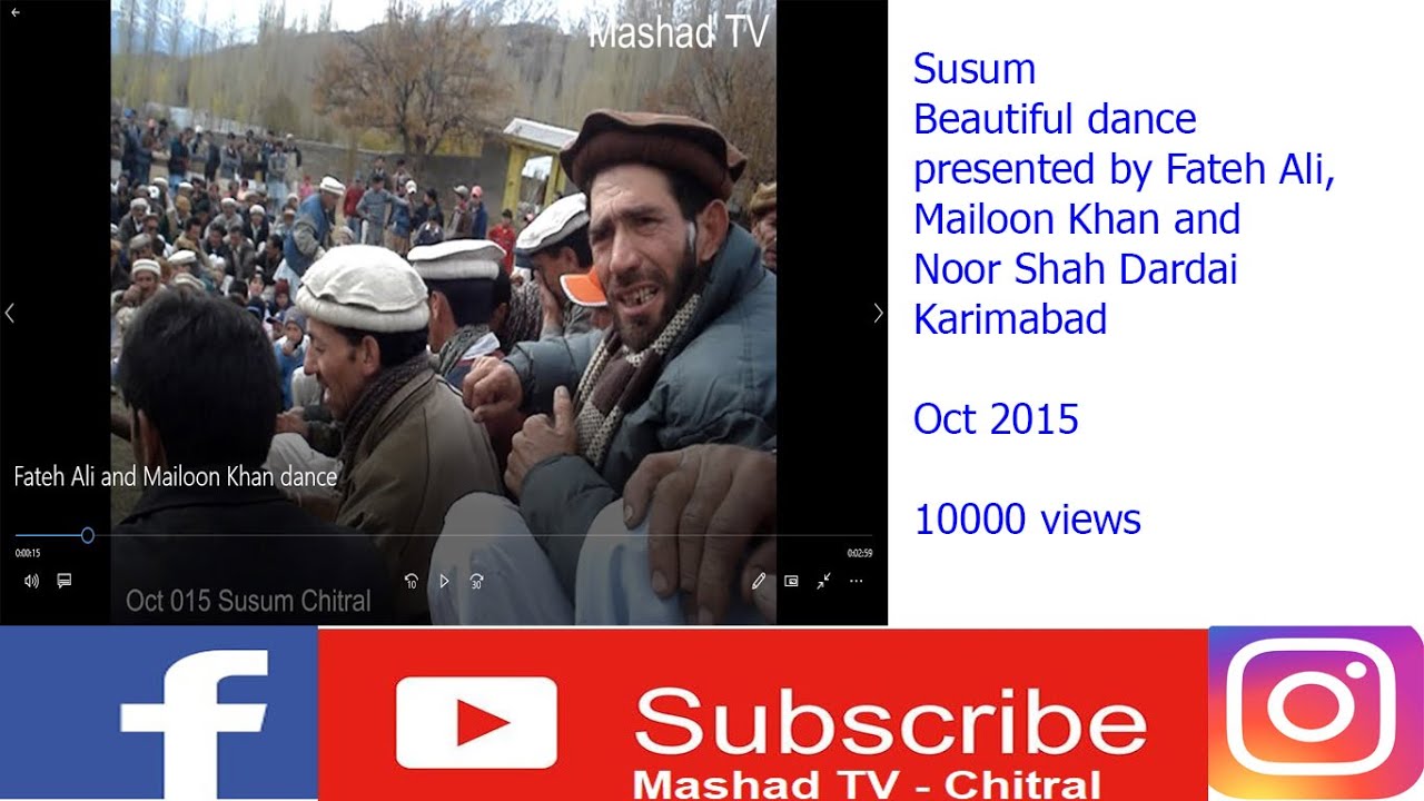 Mailoon Khan  & Fateh Ali Beautiful dance || Susum Ishtok October  2011 || Susum Dol group