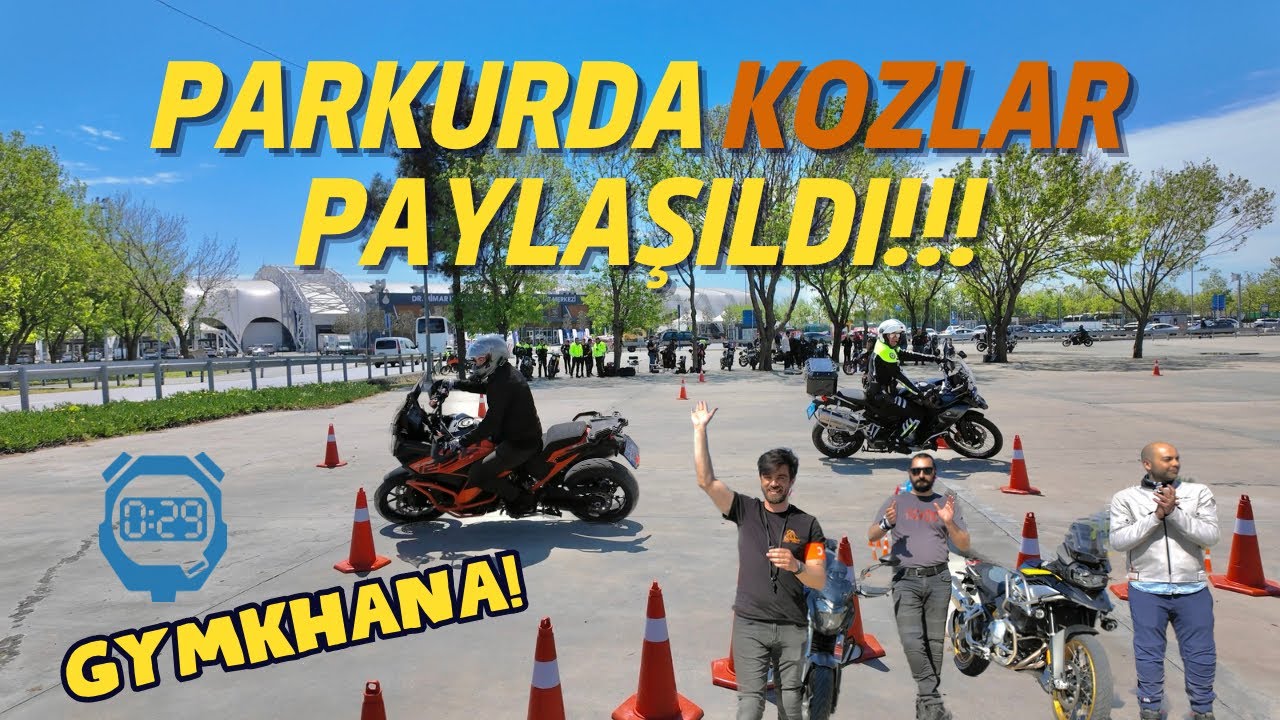 Motosiklet Arenası Gymkhana Parkuru S3E3 | Şampiyon Kim? Hızlı Süren mi? & Yavaş Süren mi?