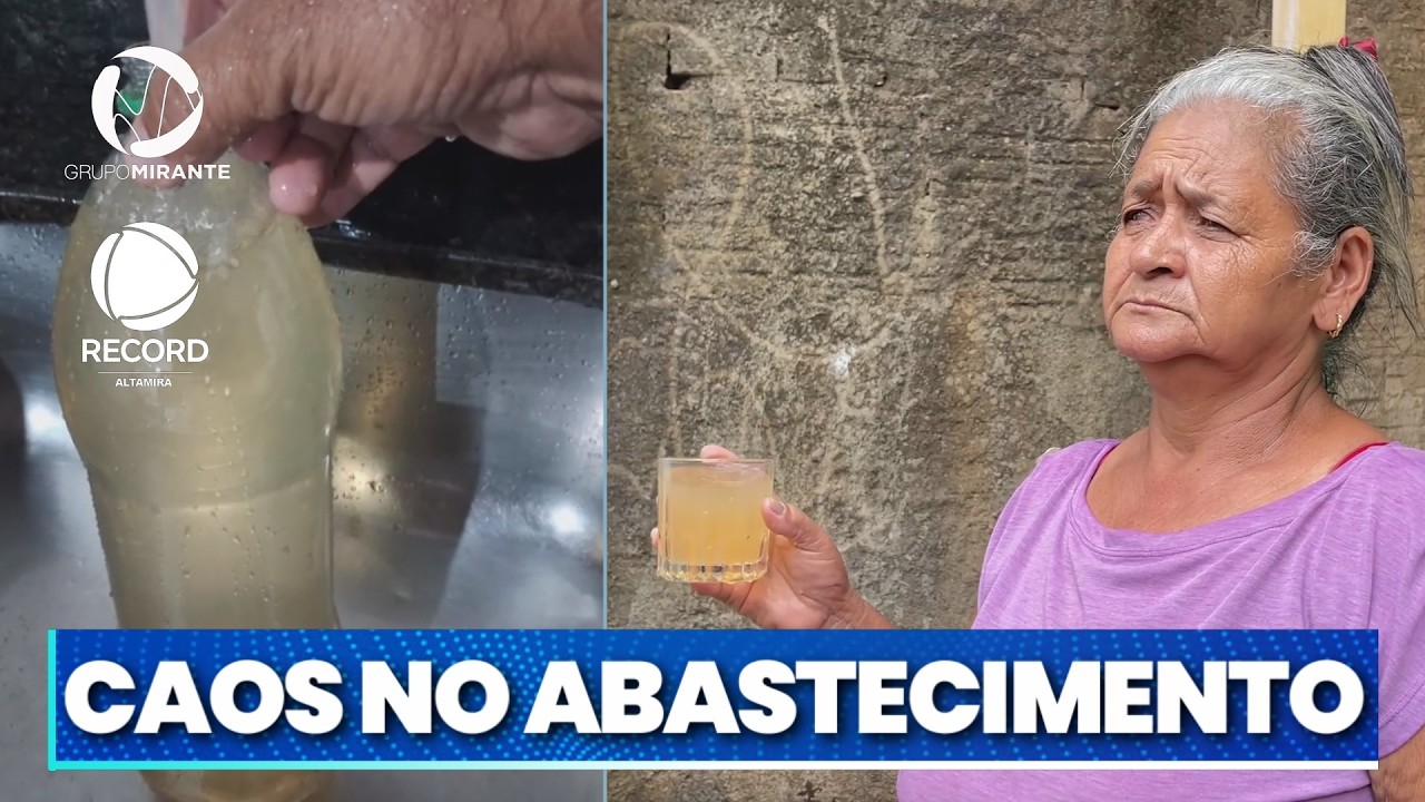 POPULAÇÃO SOFRE COM FALTA D’ÁGUA E QUALIDADE INADEQUADA | Record Altamira - Grupo Mirante