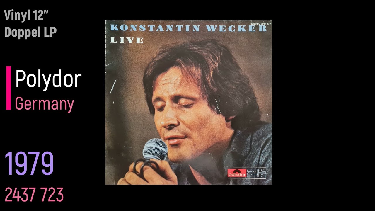 Konstantin Wecker   -  Waidmanns Heil (live)