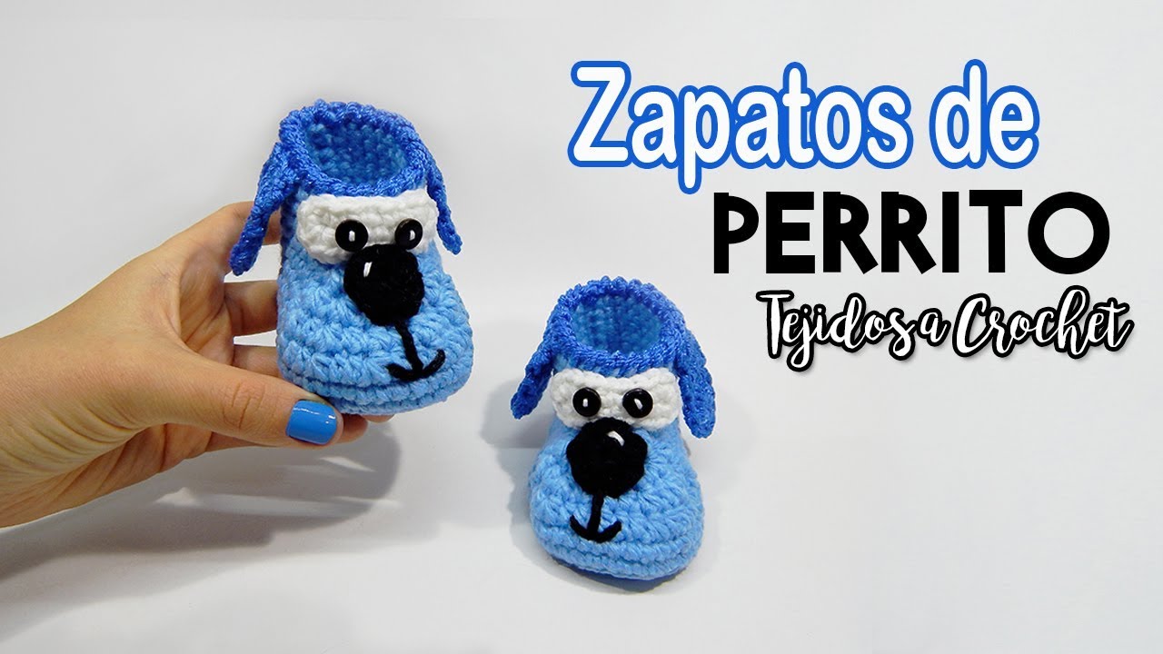 Zapatos de Perrito  a Crochet - Moda Crochet Maritza